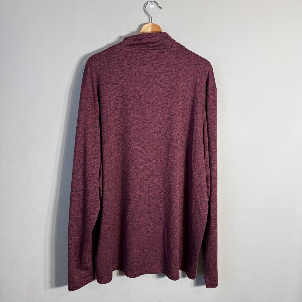 ZeroXposur 1/4 Zip Pullover Jacket Men's XXL Maroon Quick Dry Performance Wear - Picture 3 of 12
